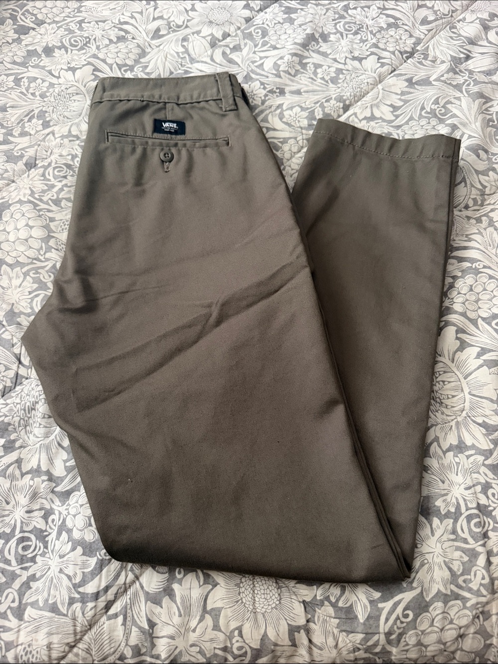 Vans Men's Olive Green Chino Pants